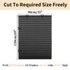 No Drill Blinds Stick On Curtains Blinds for Bedroom Kitchen Bathroom Windows Light Filtering Privacy Protection with Clips