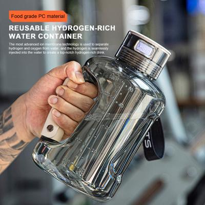 1 Set 1500ML Hydrogen Water Bottle Hydrogen-oxygen Separation High Concentration Hydrogen Water Generator for Fitness Travel