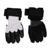 Cowhide Padded Gloves Half Finger Air Cushion Breathable Mesh Back Adjustable Wrist Wrap Fitness Gloves
