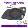 For BMW F10 F11 F07 F06 F12 F13 F01 F02 F03 F04 Left Right Side Door Wing Mirror Glass Heated Rear View Plate LH RH