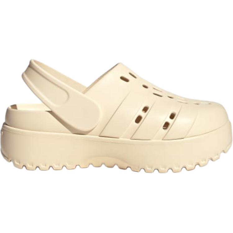 New Adidas Women's Adilette Platform Clog 'Wonder White' Women's JP7159