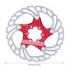 Disc Flotant Șase 160mm Disc de Frână Bicicletă de Munte Accesoriu Ciclism(Negru argintiu )