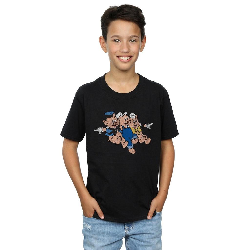 Disney Boys Three Little Pigs Jump T-Shirt