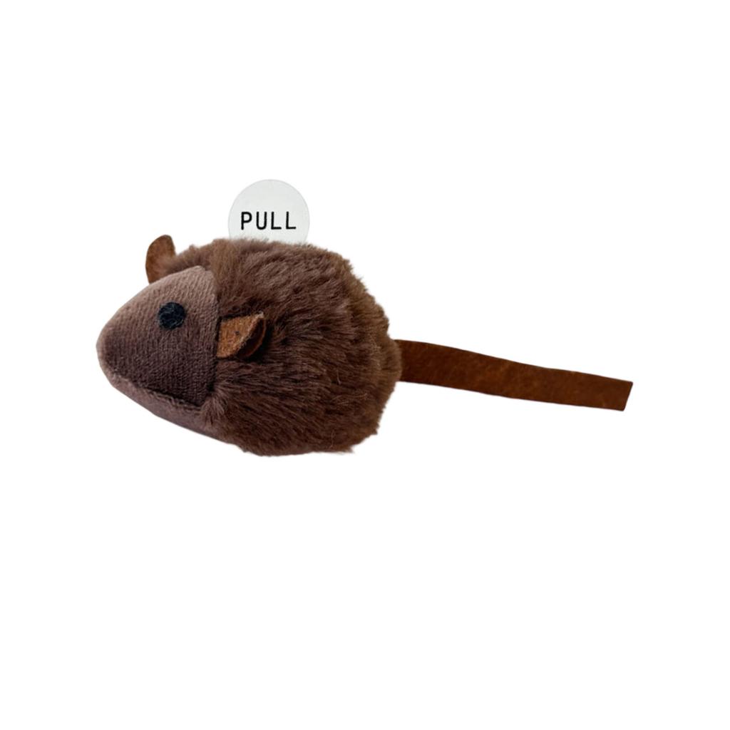 Interactive Mouse Cats Toy with Squeaky Sound Automatic Mouse Toy for Indoors Cats Electronic Mouse Toy for Selfs Play