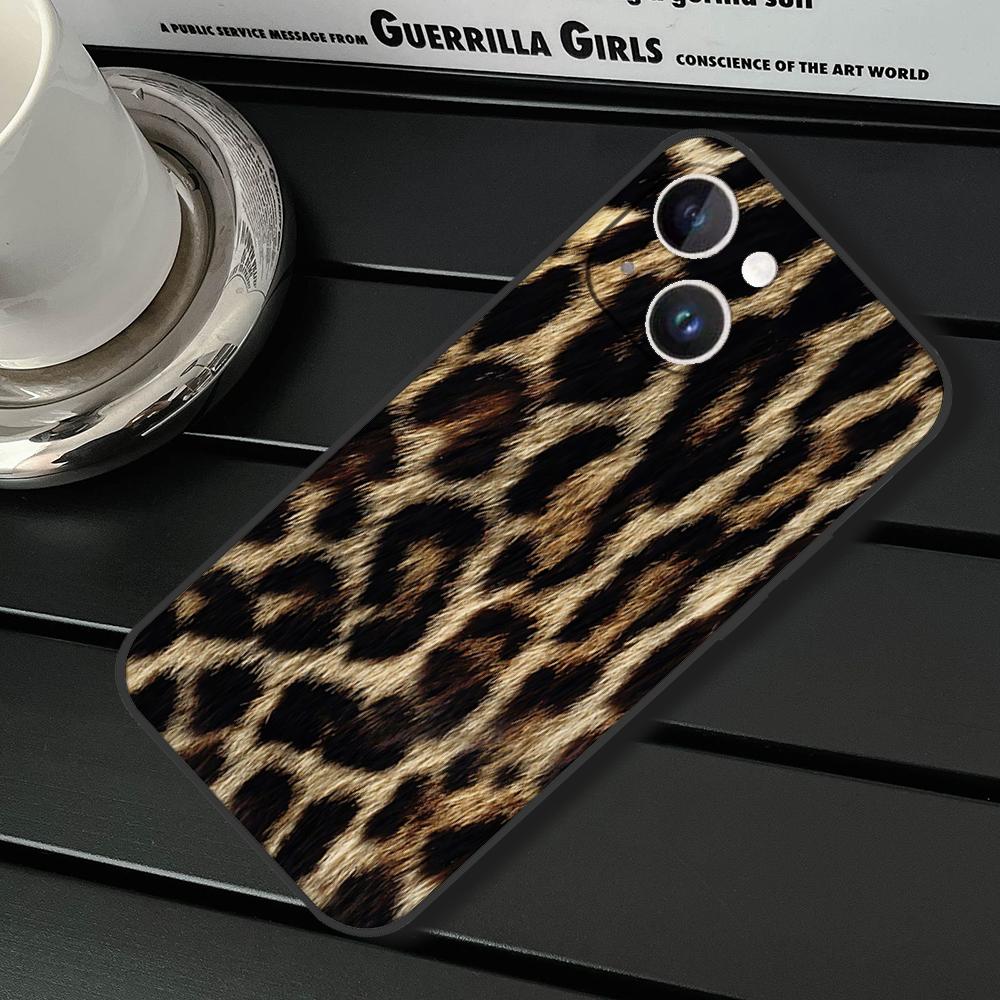 Leopard Print Phone Case For IPhone 11,12,13,14,15,16,XS,XR,X,Mini,Pro,Max,Plus,Shell,Cover