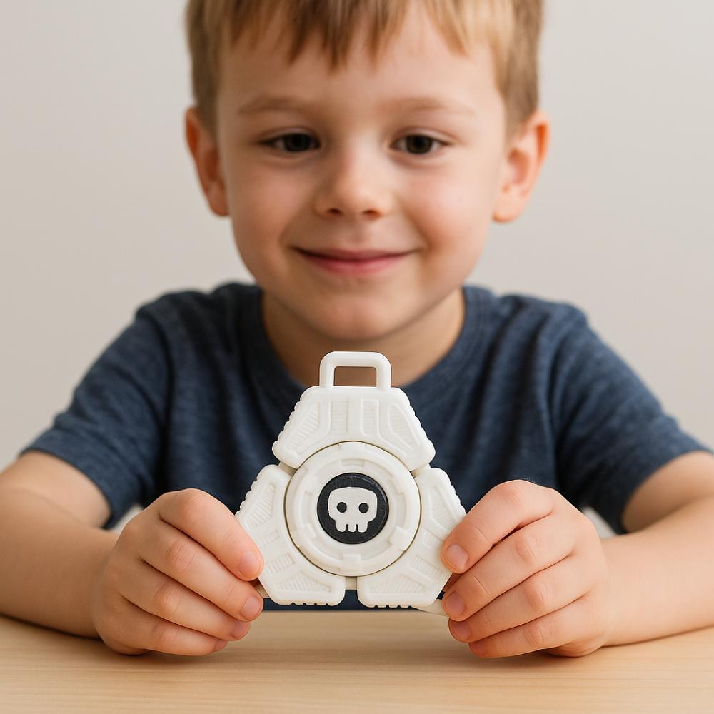 Slider Combo Fingertip Gyro Toys Spinning 3D Gyroscope 3D Printed Fidget Spinner  Christmas Gifts