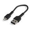 USB To Lightning Cable - STARTECH - RUSBLTMM15CMB - Black - 15 Cm - Charging and Synchronization