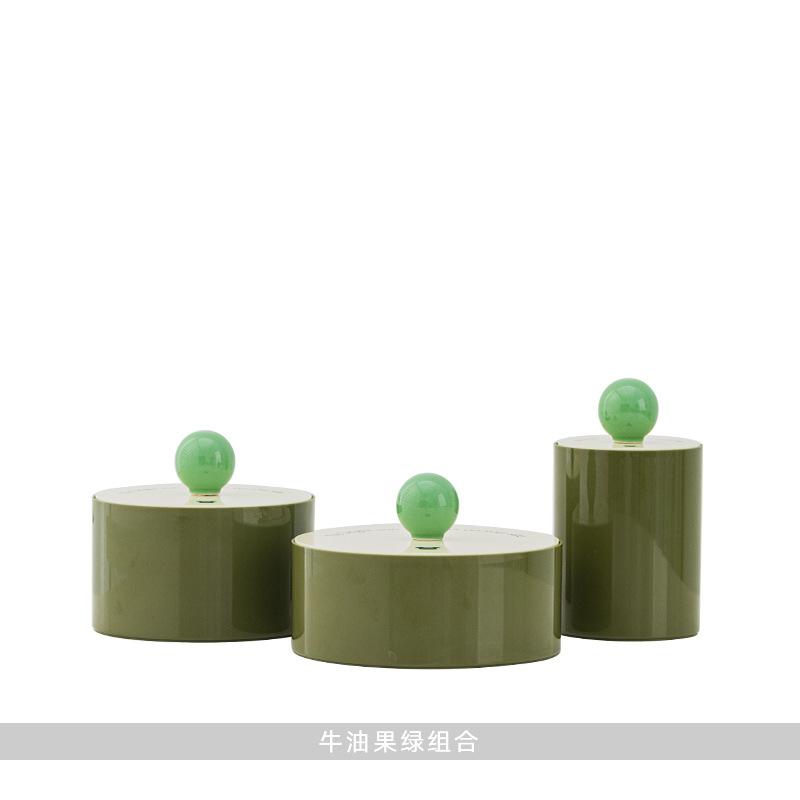 Nordic Ins Jewelry Box Round Ball With Lid Multi Layer Ring Stud Earrings Small Items Storage Jewelry Box