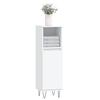 VidaXL Armoire de salle de bain blanc 30x30x100 cm bois d'ingénierie 831556
