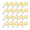 New European And American Hot Selling- 1m 10 Lamp CR2032 Button Battery Box Copper Wire Lamp String LED Waterproof Holiday Decoration
