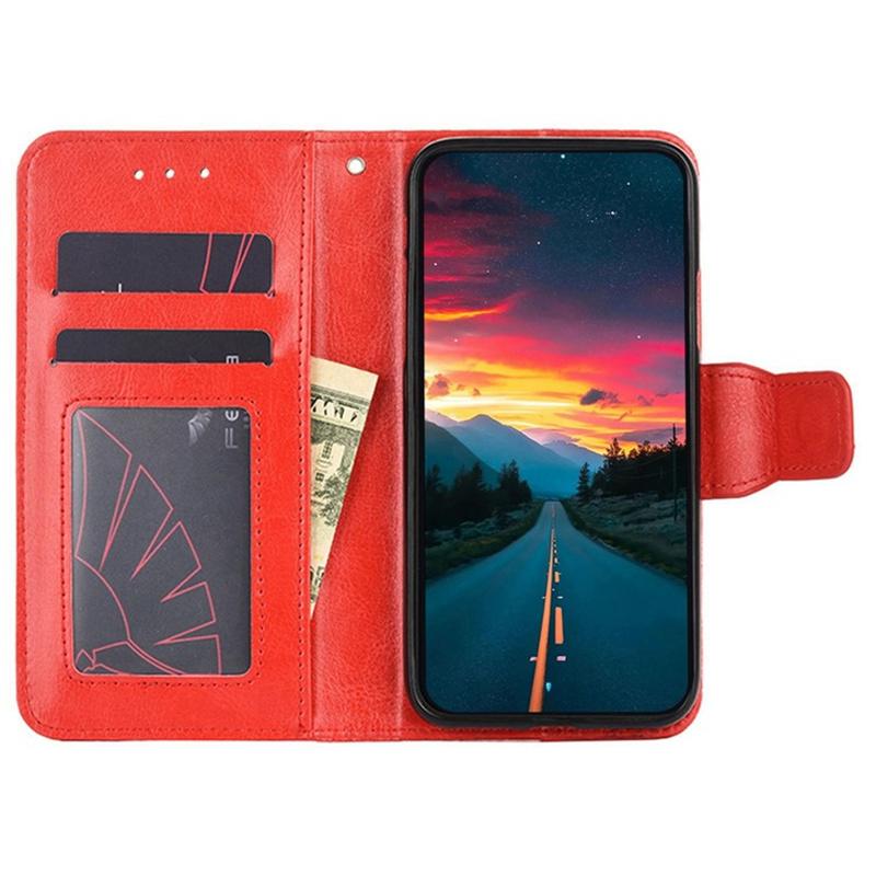 

For Samsung Galaxy A15 4G/5G Leather Case Phone Cover with Wallet Stand Red