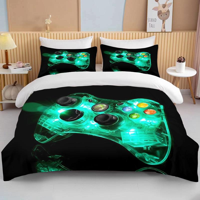 10 Sizes 3D Gamepad Bedding Set Custom Kids Boys Teens Video Game Duvet Cover For Youth New Game Controller Bedspread