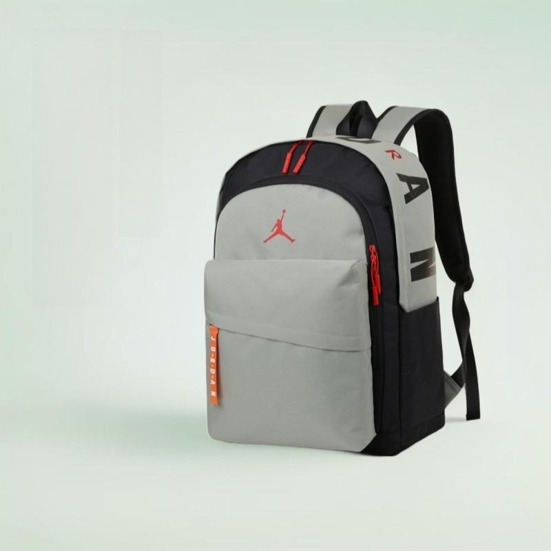 Solid Color Air Pattern Student Backpack Curved Straps Schoolbag Gift