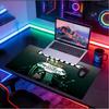 Custom Name Personalized Club Santos Laguna Pattern Mousepad, Laptop PC Desk Mat, Decorative Desk Mat for Home Keyboard Pad Gift