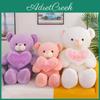 Large Teddy Bear Plush Toy With Heart Pillow For Girls Gift And Cuddle