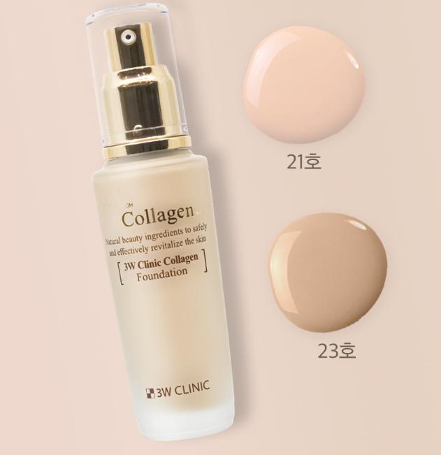 3W Clinic Collagen Foundation – 50ml (#21 / #23)