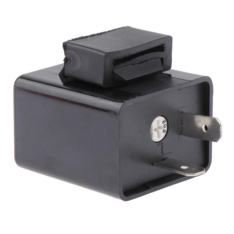 12V Adjustable Frequency Turn Signals Blinker Indicator 2 Pin Led Flasher Relay For Motorcycle Performance Accessories
