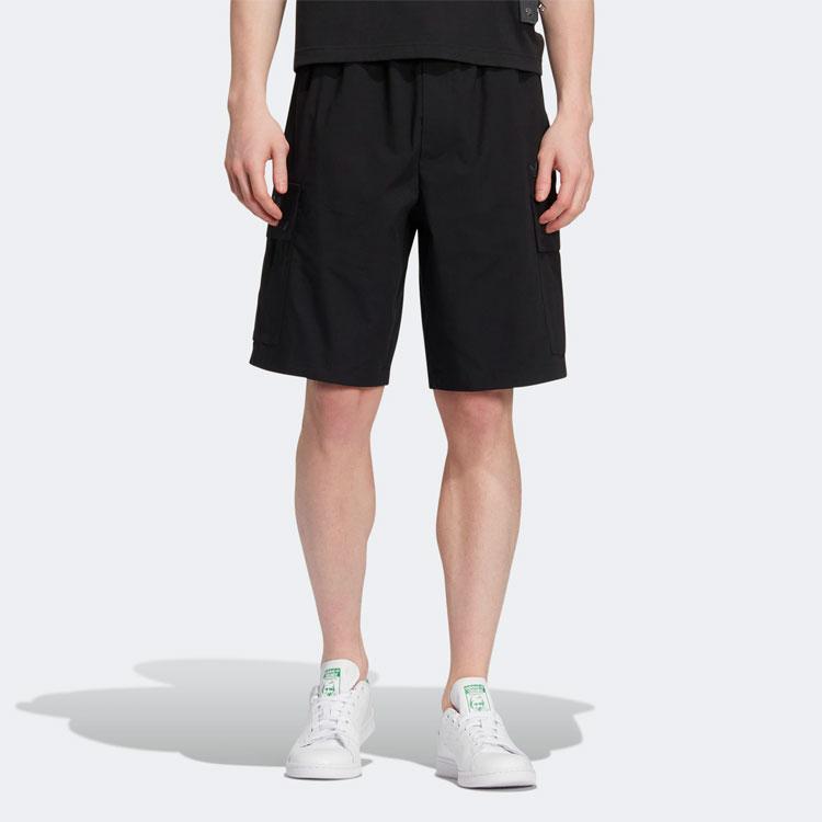 Adidas Originals Casual Shorts Unisex Black Moderate (Unisex) Casual Shorts HR3466
