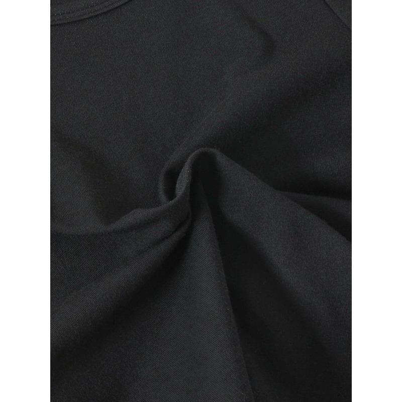 Taglie europee Bambini Questa Adorabile Maglietta Girocollo Presenta una Stampa Floreale a Tulipani, Rendendola una Scelta Casual e alla Moda per le Ragazze