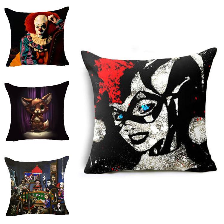 Chucky Good Guy Doll Cartoon Pillow Cover Featuring Stylish Multi-color Design
