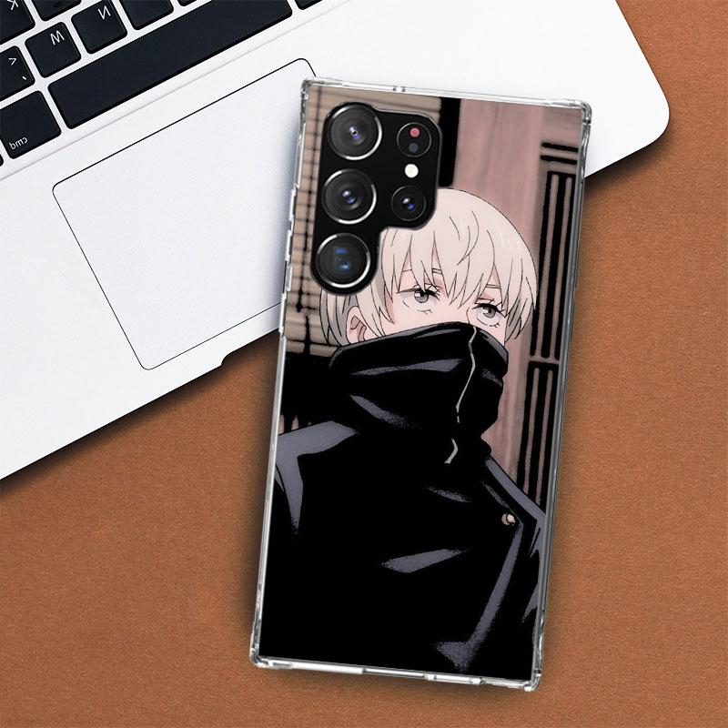 

Kaisen J-Jujutsu Инумаки Тоге Чехол для телефона Samsung Galaxy S25 S24 S23 Plus S22 Ultra S21 S20 FE S10 + S25 Edge Funda Shell Coq Samsung S25