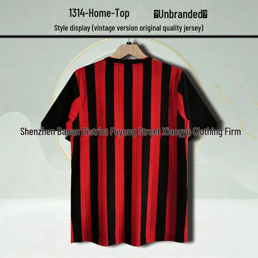 93–14AC Klassisches Retro-Fußballtrikot: 22 Kaka, 32 Beckham, 80 Ronaldinho, 99 Ronaldo