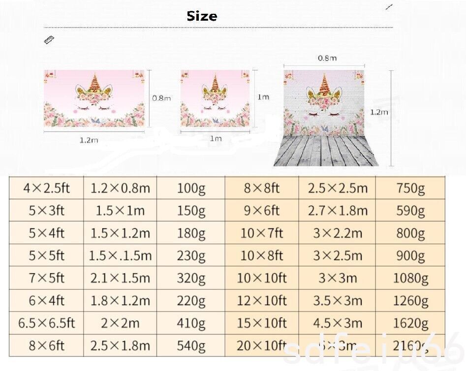 Princess Baby Shower Happy Birthday Backdrop Banner Background Decoration