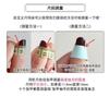 Hand-Painted Press-On Nails Short Square Cat Eye Design Cute Kawaii Style Wearable Nail Tips Women