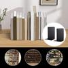 2Pcs Book Stand Metal Book Ends L-shaped Stable Support Non-slip Space-saving Easy To Clean Book Stand Tidy Desktop Accessory