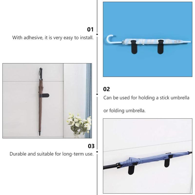 1/2PCS Multifunctional Car Fastener Clip Mini Umbrella Holder Clip Hook Universal Car Trunk Mounting Bracket Interior