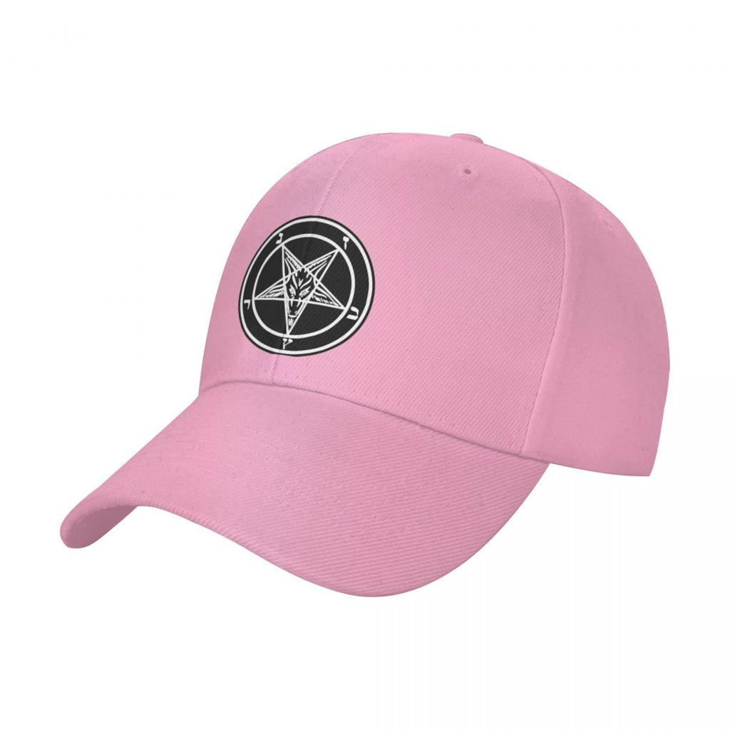 Baphomet kozí hlava obrácený pentagram okultní satanské logo Baphomet okultní sigil kšiltovka táta klobouk Icon unisex kšiltovka dámská