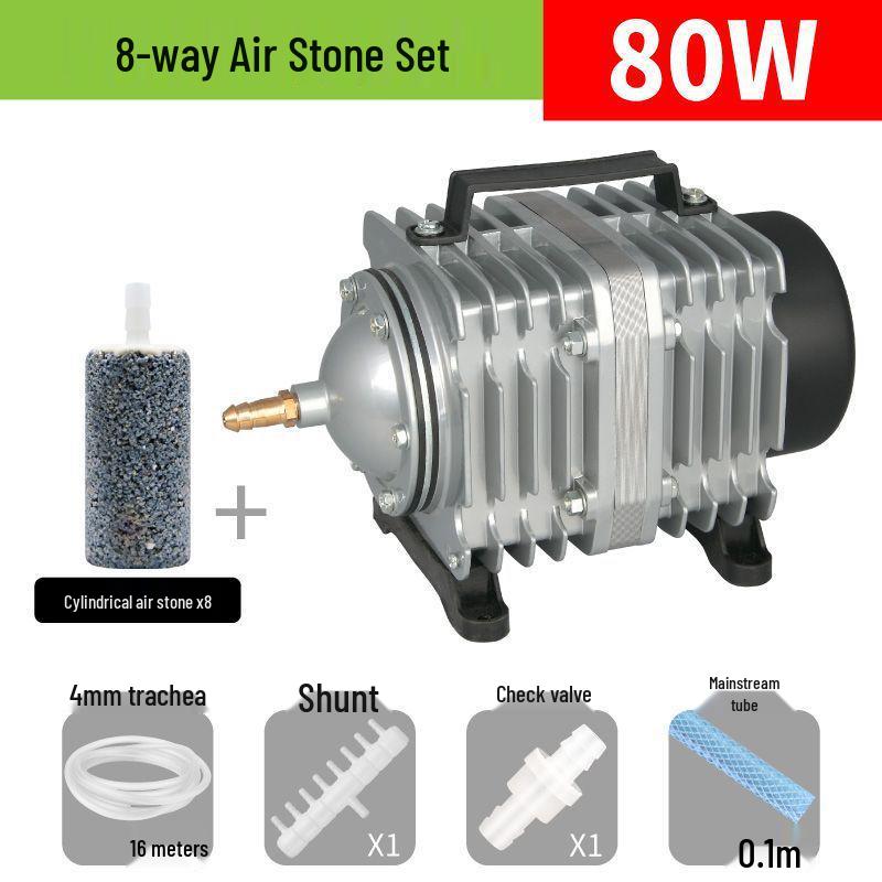 High-Power Electromagnetic Aquarium Aeration Pump for Fish Tanks & Ponds