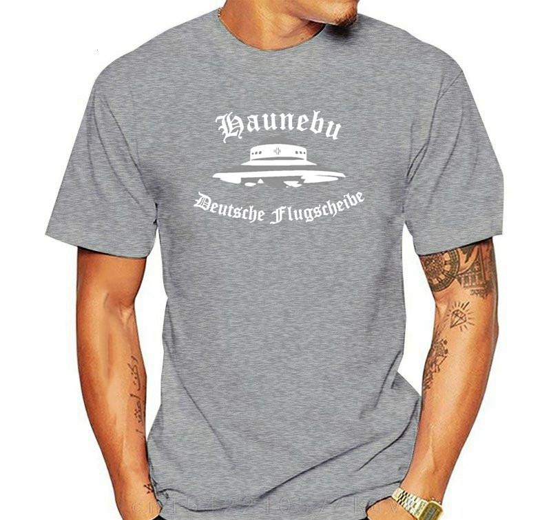Hot Sell Fashion Haunebu Germany Flugscheibe Military Ufo Unknown T -shirt Fashion Funny High Quality Printing 100% Cotton Tee
