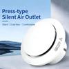 Round Shape Adjustable Exhaust Outlet Air Ventilation Cover  Bathroom Ventilation