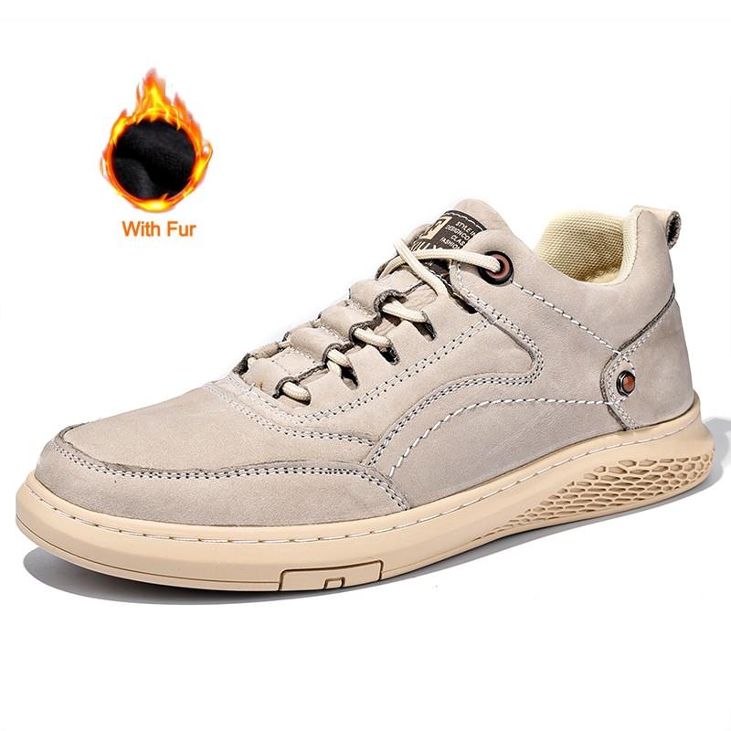 Fashion New Men's Sneakers Casual Leather Shoes Men Outdoor Walking Sport Shoes Designer Luxury Handmade Male Footwear Tennis Masculino