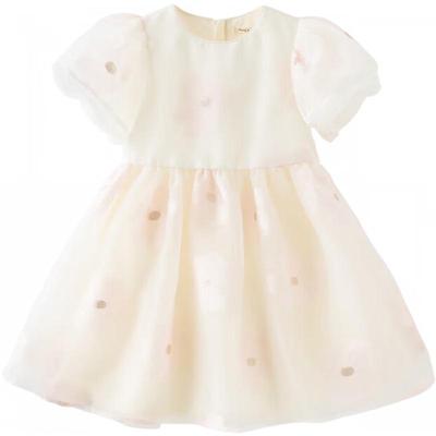 DAVE & BELLA Sommerkleid für Mädchen mit Blumenmuster und Prinzessinnen-Stil