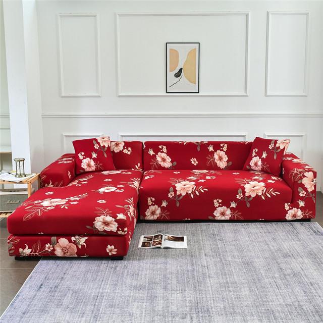 Elastic Slipcover Sofa Cover For Living Room All -Inclusive Slip -Resistant Sectional Corner Couch Cover Sofa Towel 1 2 3 4 -Seater for Home