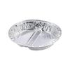 Captain Stag BBQ Teller Set Einweg Aluminium mit Trennwänden Runde Teller 4er Set UG-1550