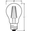OSRAM Ampoule STAR+ LED Standard clair filament Glow dim 4,5W=40 E27