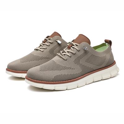 Übergröße Brock Freizeitschuhe für Herren Modetrend Fliegenstrickoberfläche atmungsaktiv leicht Sport