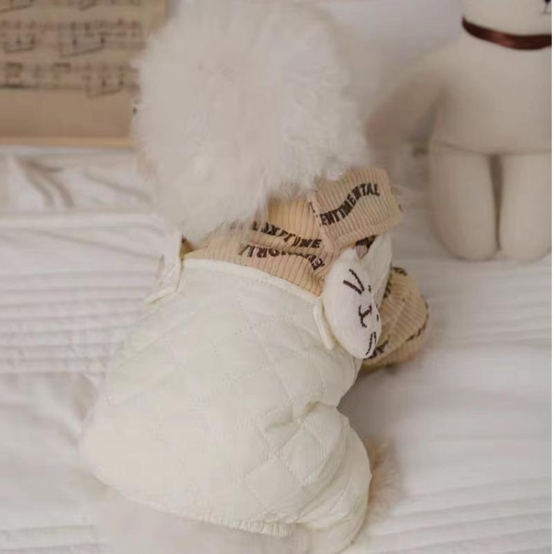 Dog Cat Clothes New Autumn and Winter Teddy Small Dog Bi Xiong Pomeranian Teddy Four Feet Thickened To Keep Warm