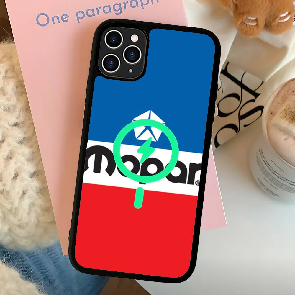 

M-MOPAR Magnetic Wireless Phone Case For IPhone 17 16 15 14 Plus 13 12 11 Pro Max iPhone 17pro max