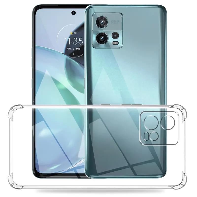 For Motorola Moto G72 5G Case Clear Soft Silicone Protect Cover For Mote G73 5G Clear Shockproof Phone Cases G 72 G 73 Carcase