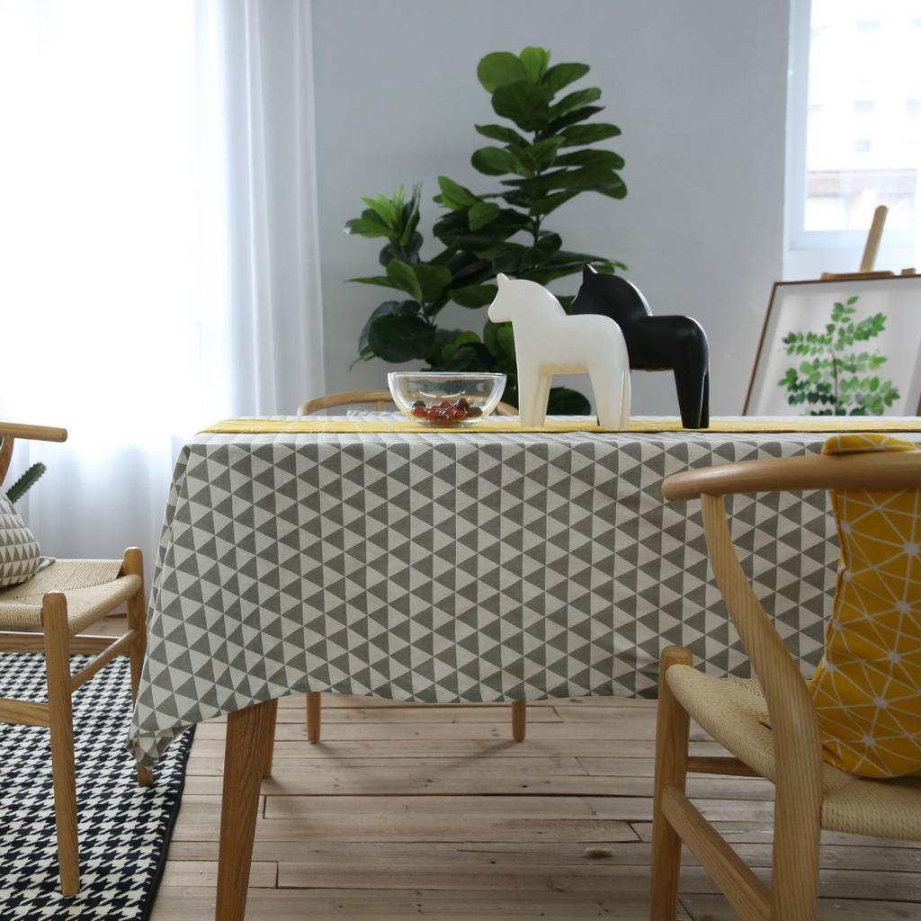 Față de masă Imprimeu Mărgărită Albastră Mic Proaspăt Pastoral Dantelă cu Franjuri