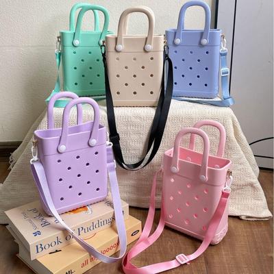Women's 2024 EVA Portable Commuter Handbag - Small Square Storage Hole Bag