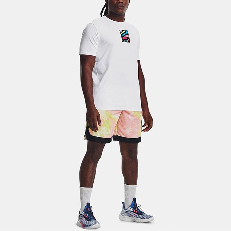 Under Armour Sesame Street Collaboration Series Curry X Sesame Street Letter Print Casual Shorts Men Shorts Multicolor 1370227-001