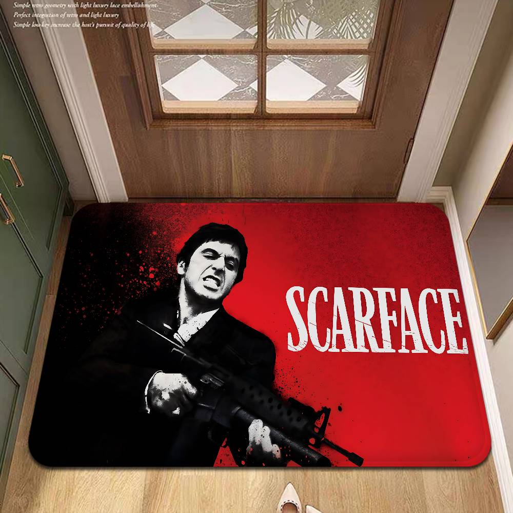 Film S-Scarface Küchenmatte Nordischer Stil Schlafzimmer Wohnzimmer Fußmatte Haus Balkon Rutschfeste Willkommensmatte