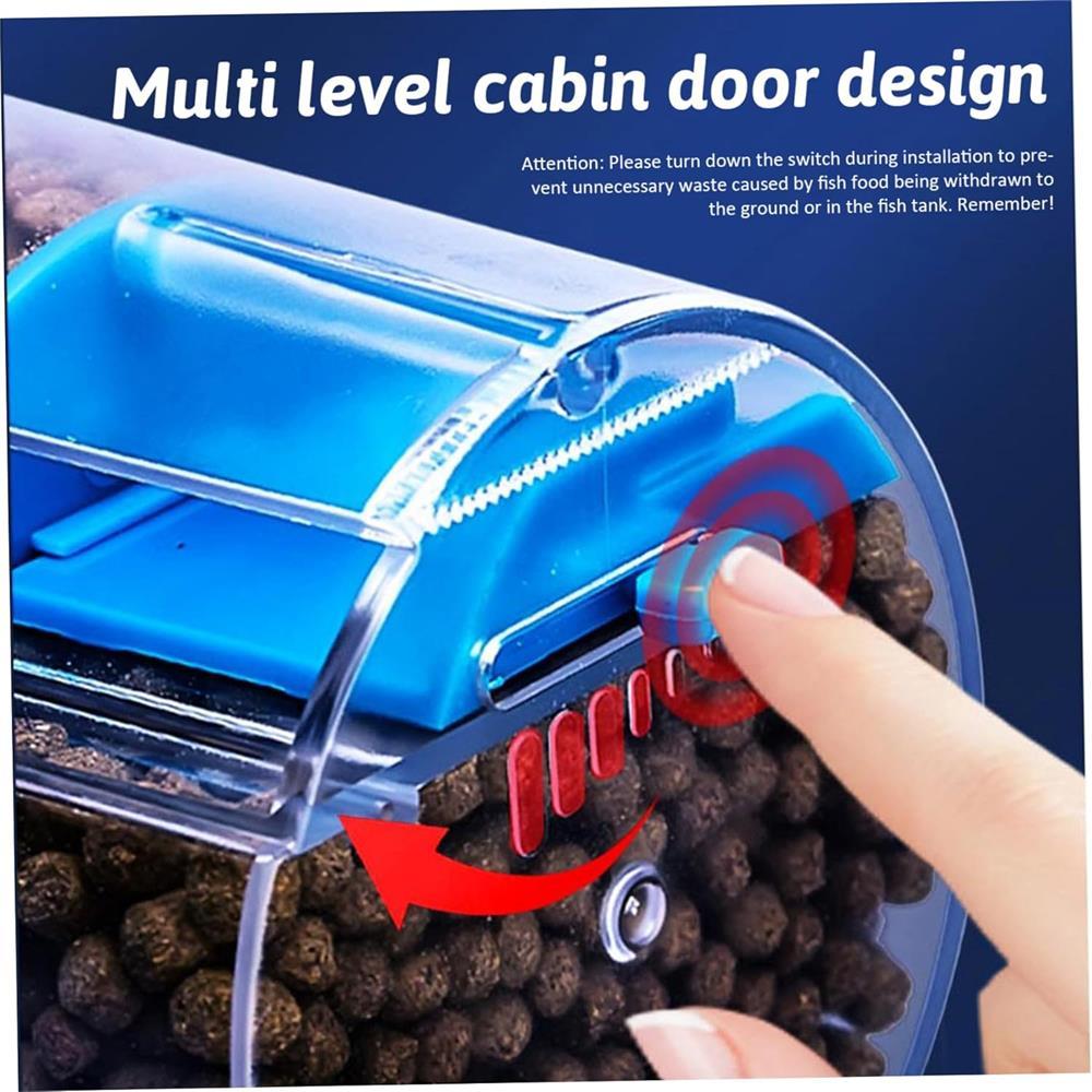 Αυτόματος Ταΐστρας Ενυδρείου Χρυσόψαρο Έξυπνος Χρονοδιακόπτης Αυτόματος Ταΐστρας Ψαριών Χρονοδιακόπτης Τροφοδοσίας Φαγητού 12/24 Ώρες Χρονοδιακόπτης