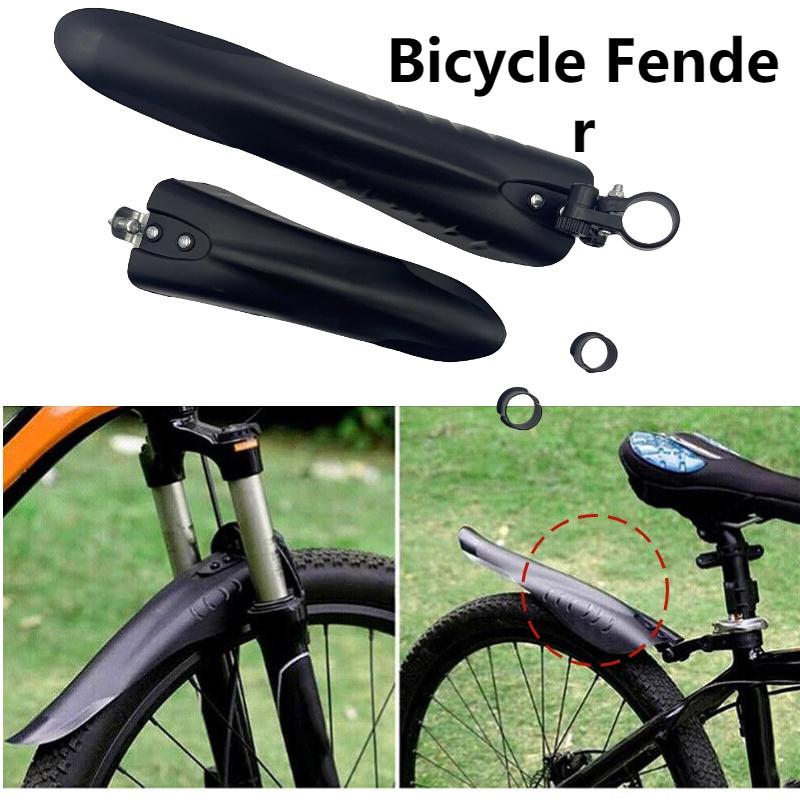 Garde-boue de VTT Noir Épaissi Matériau en Caoutchouc Durable