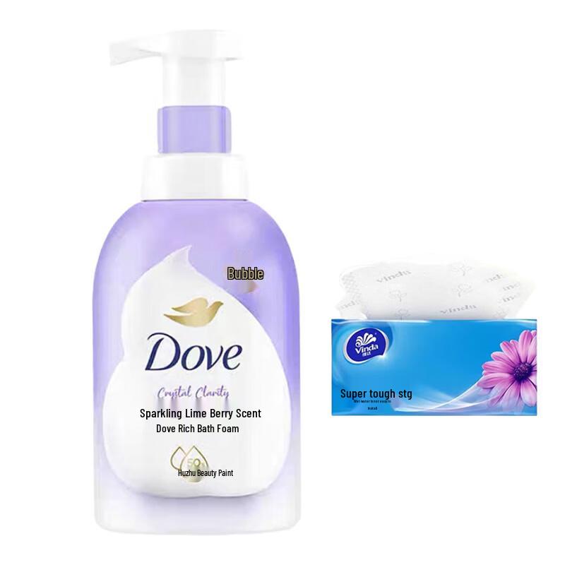 

Dove Lime Berry Scented Shower Foam & Tissue Bundle